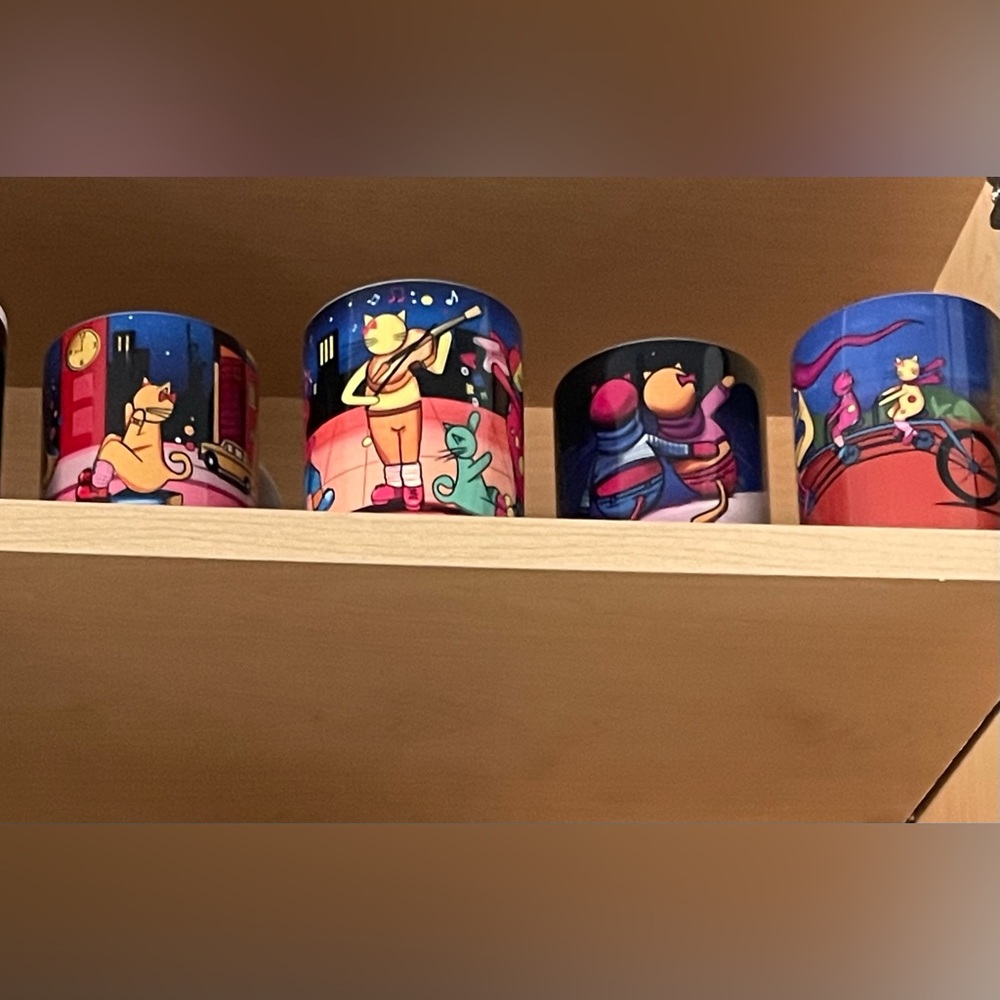 Cat-Themed Mugs by Cabo8